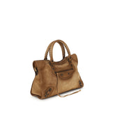 Suede Le City medium handbag